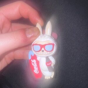 Coca-Cola Labubu Keychain